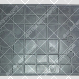 Sottocoppa antigraffio tappetino gomma feltrino FAAC poggia cell 95 x 70 mm
